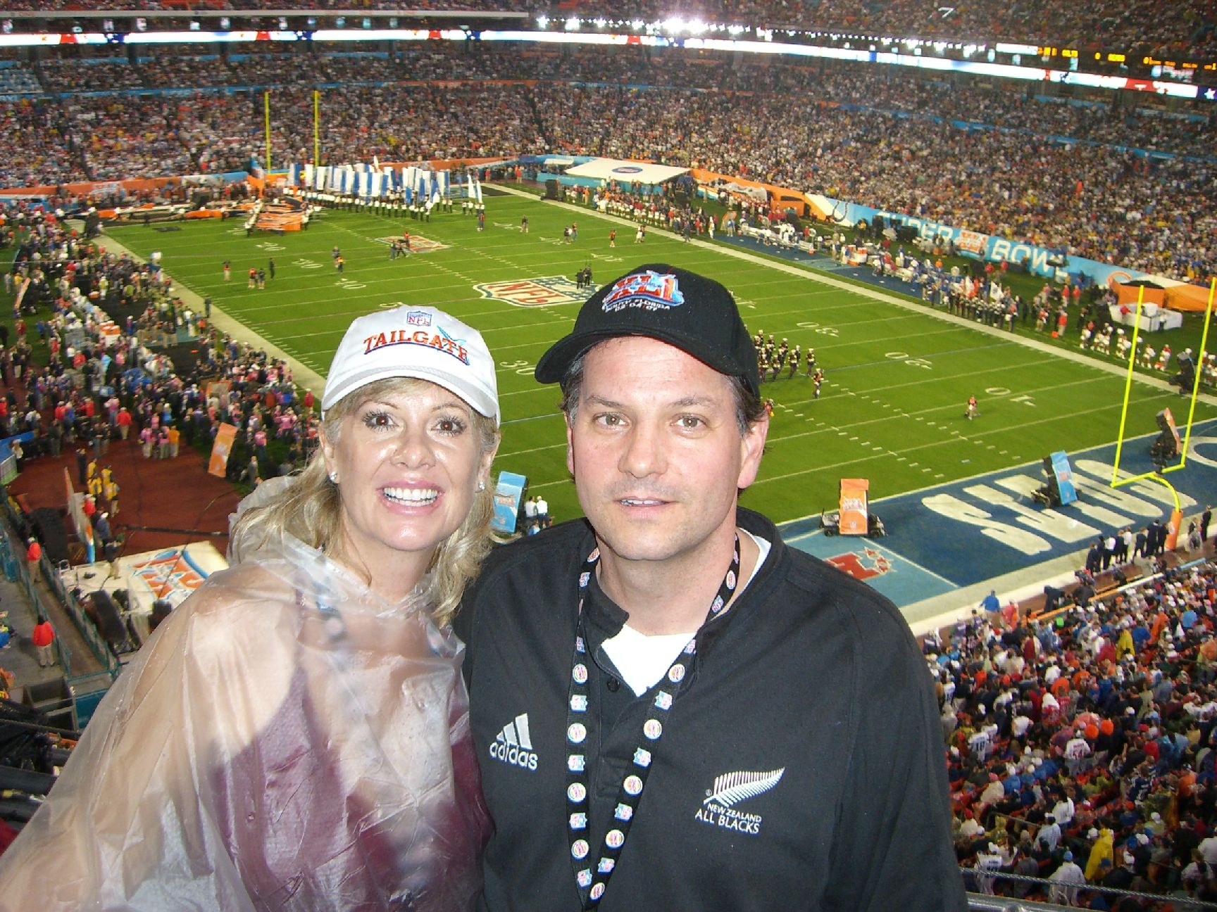 Us at the Super Bowl