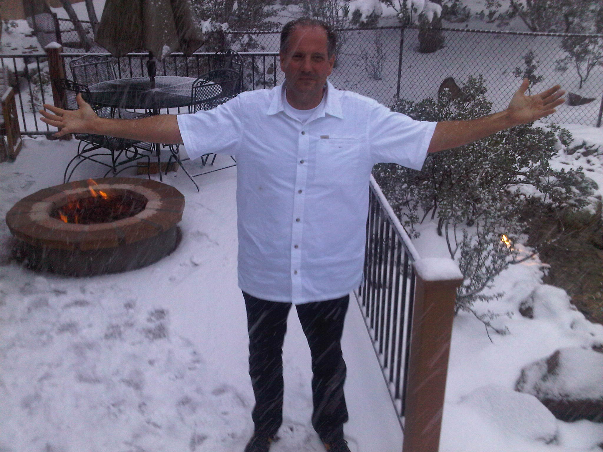 snow in Prescott