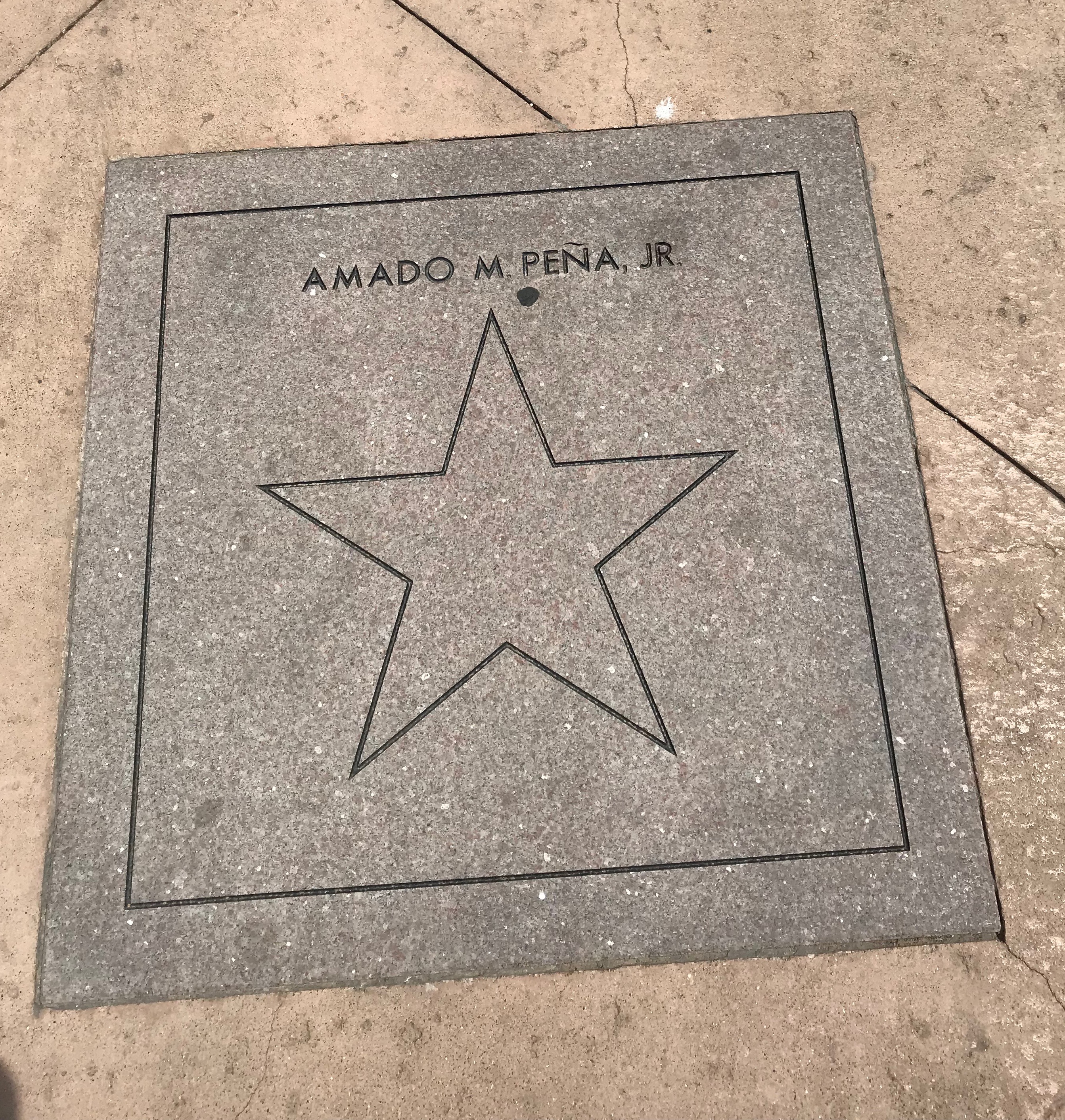 Amado Pena Texas Walk of Stars