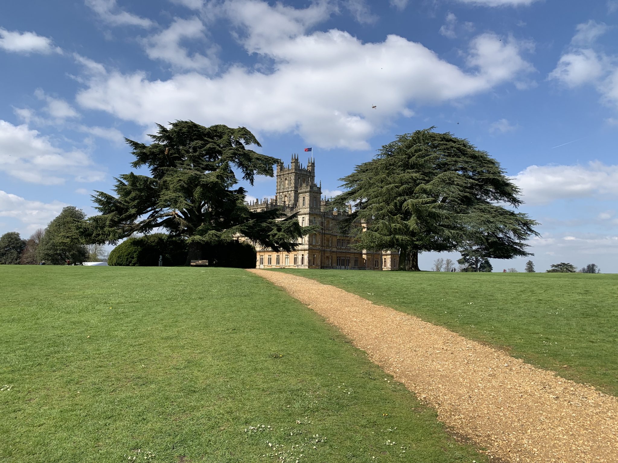 Highclere Castle up the trail