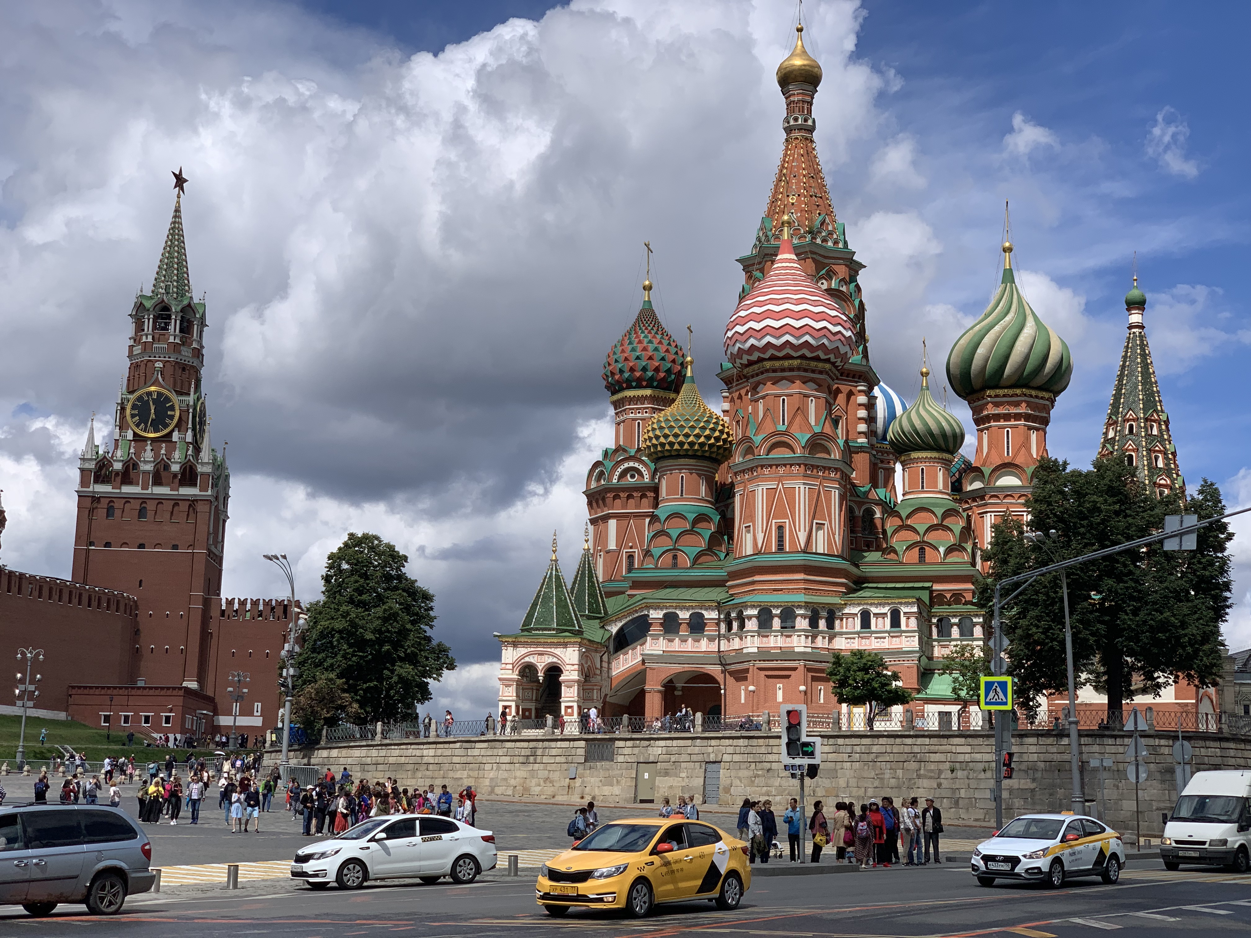 Red Square the Kremlin and surrounding sites Moscow Russia