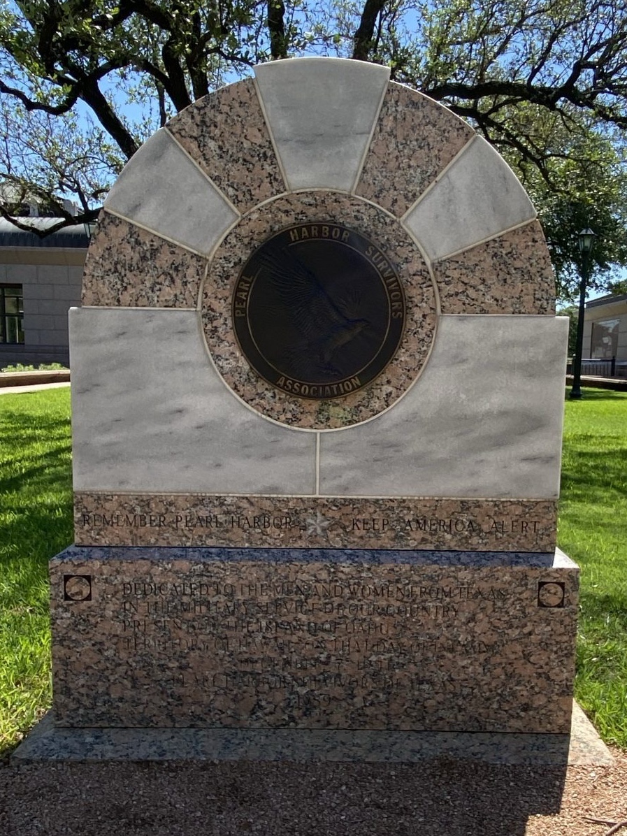 Pearl Harbor Monument at Texas Capitol