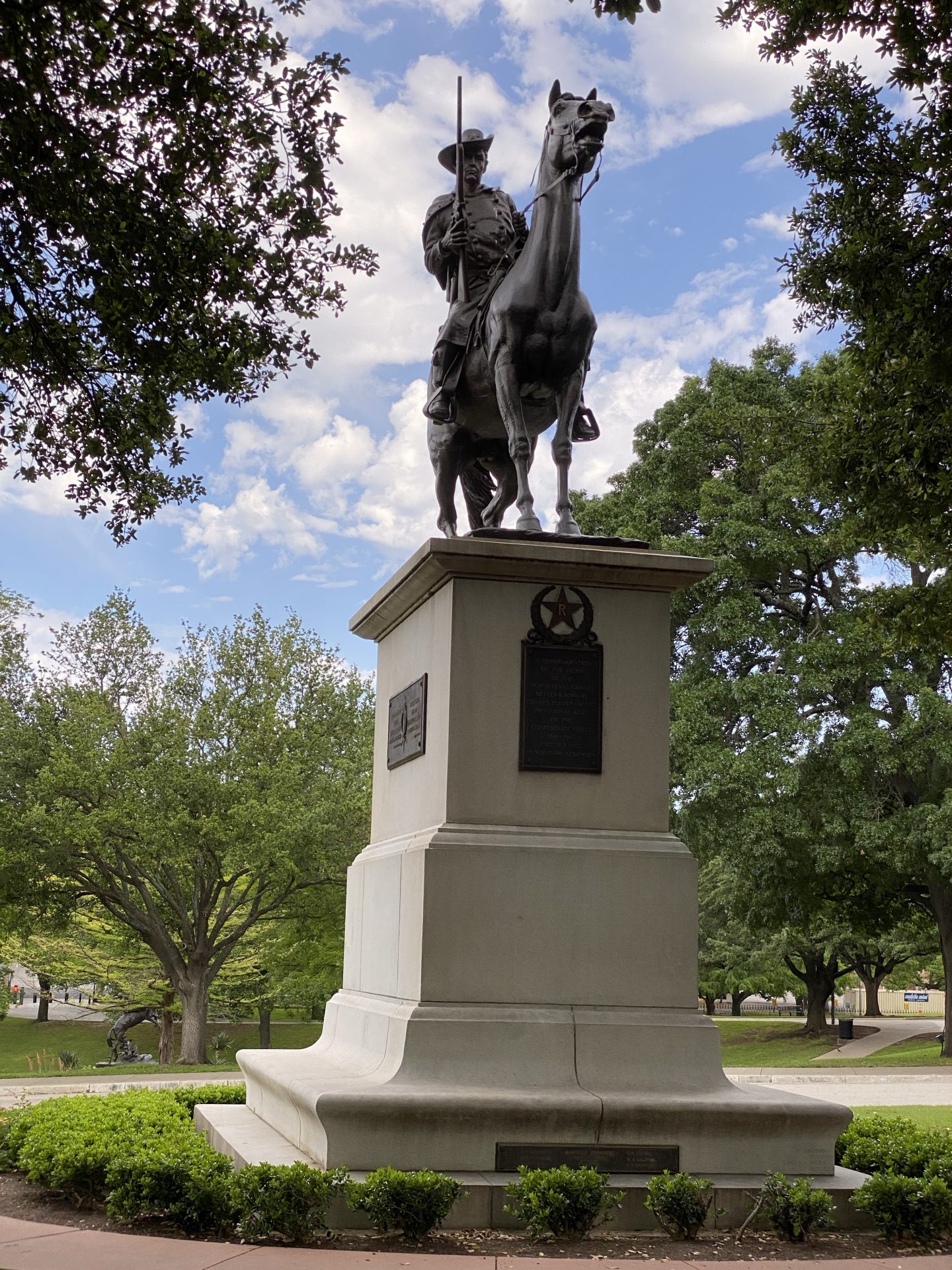 Terry's Texas Rangers monument at Texas Capitol