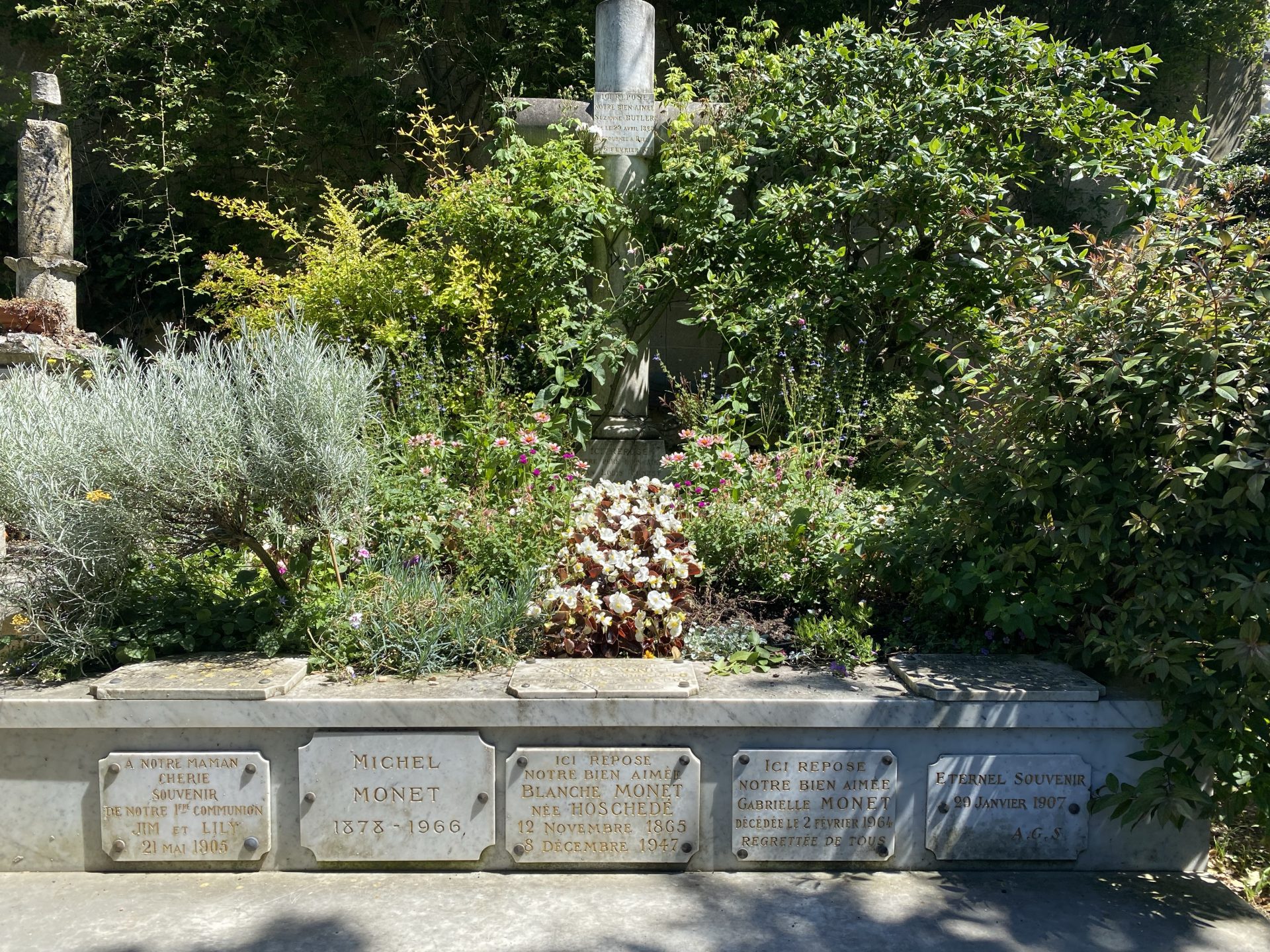 gravesite of Monet at Giverny