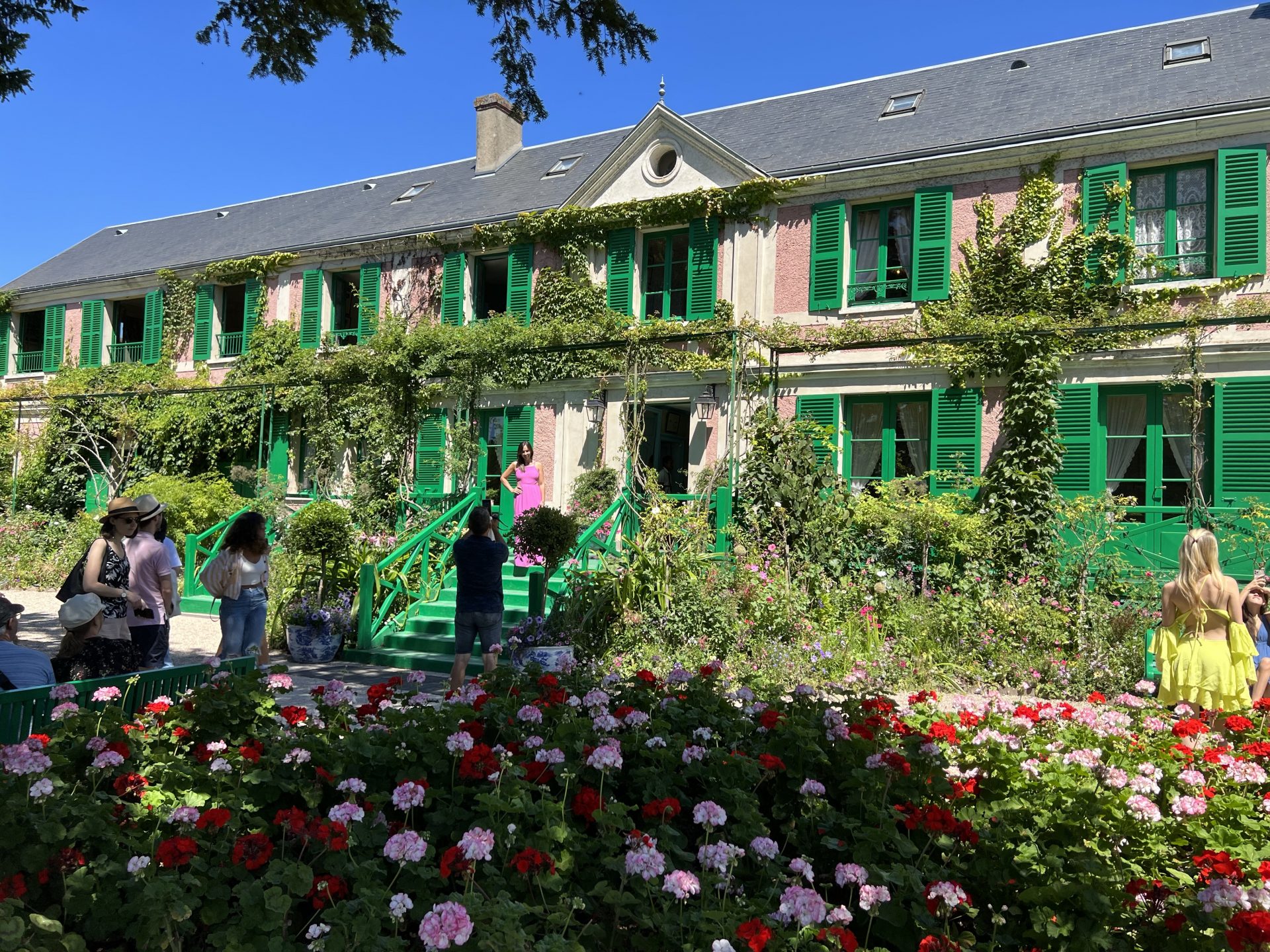 Monet at Giverny house